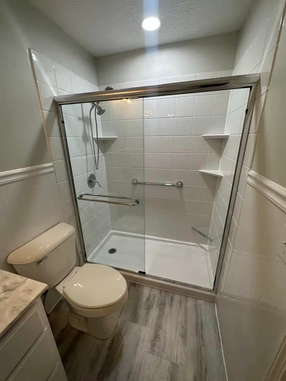Bathroom remodel in Dayton, OH.