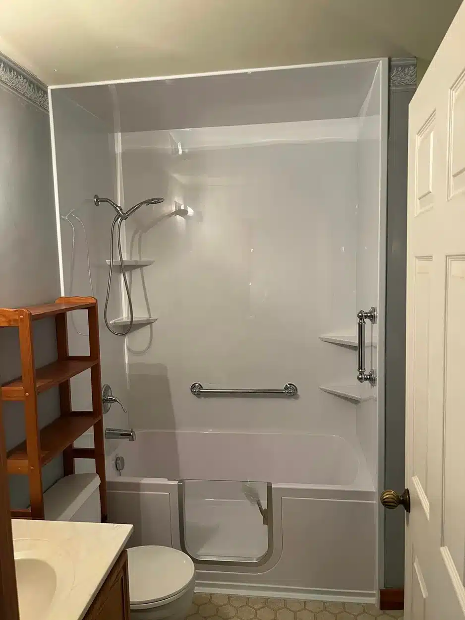 Bathroom remodel in Dayton, OH.
