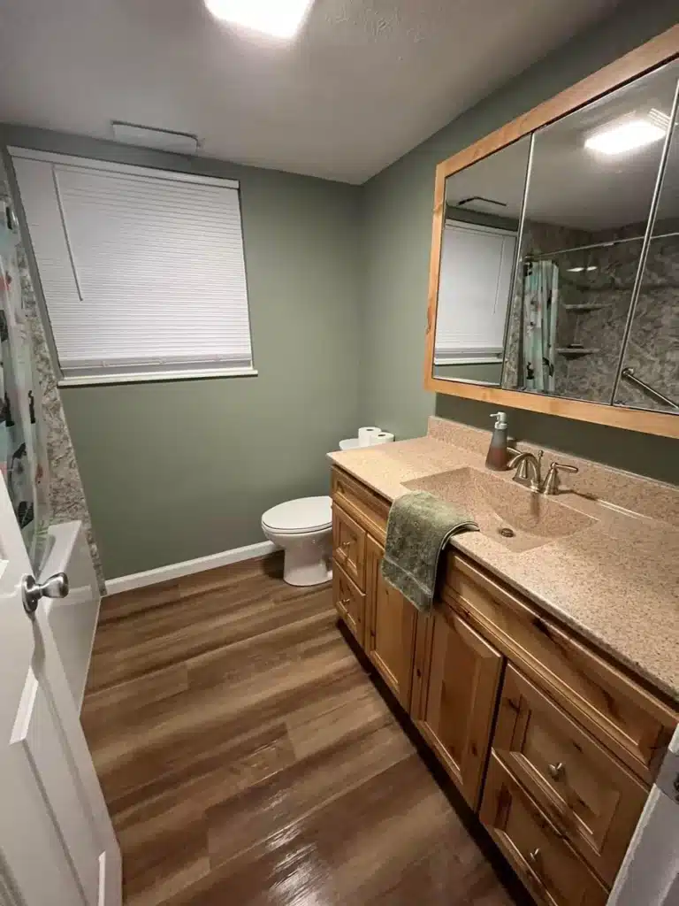 Bathroom remodel in Dayton, OH.
