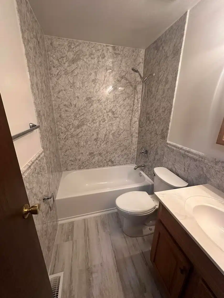 Bathtub in residential home in Dayton, OH.