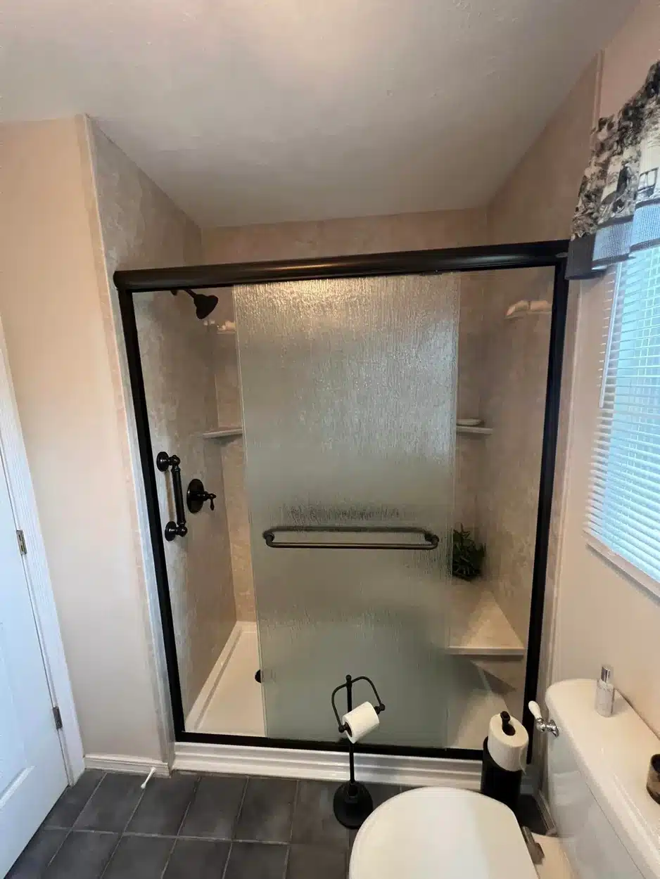 Residential walk in shower in Dayton, OH.