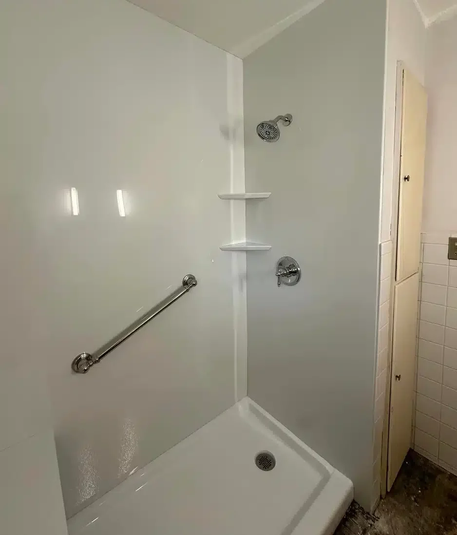 Residential walk in shower in Dayton, OH.